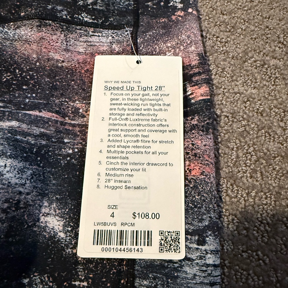 Lululemon Speed Up Tight leggings